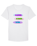 Be kind Tricou mânecă scurtă guler larg Bărbat Skater