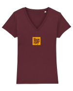 J'aime Dorobanți Tricou mânecă scurtă guler V Damă Evoker