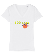 Too lazy Tricou mânecă scurtă guler V Damă Evoker