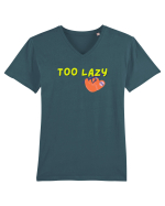 Too lazy Tricou mânecă scurtă guler V Bărbat Presenter