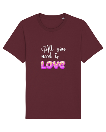All You need is love Burgundy