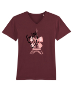 Enjoy life Tricou mânecă scurtă guler V Bărbat Presenter