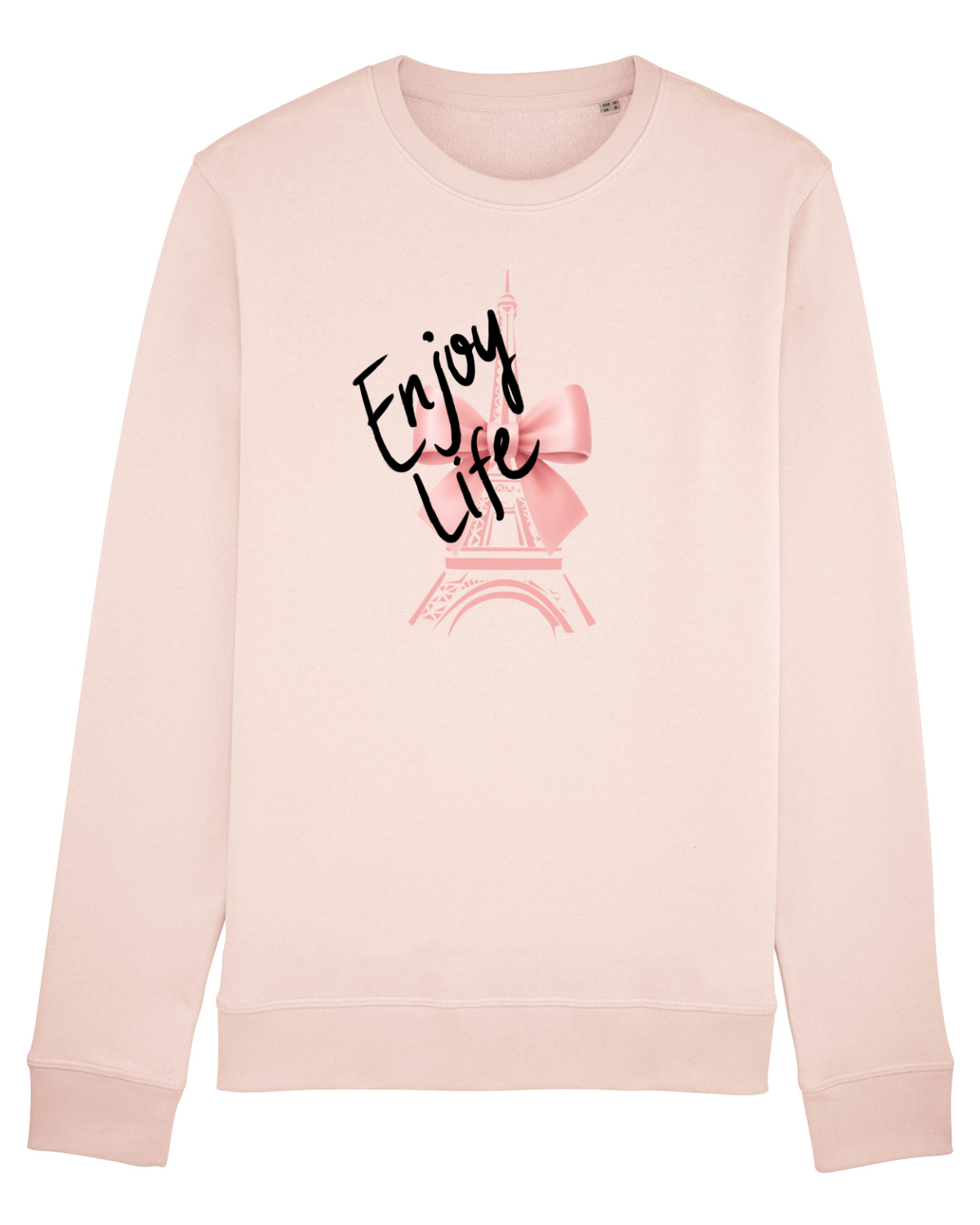 Bluză mânecă lungă Unisex Rise Candy Pink