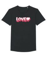 Love Tricou mânecă scurtă guler larg Bărbat Skater