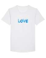 Love Tricou mânecă scurtă guler larg Bărbat Skater