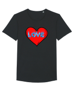 Love Tricou mânecă scurtă guler larg Bărbat Skater