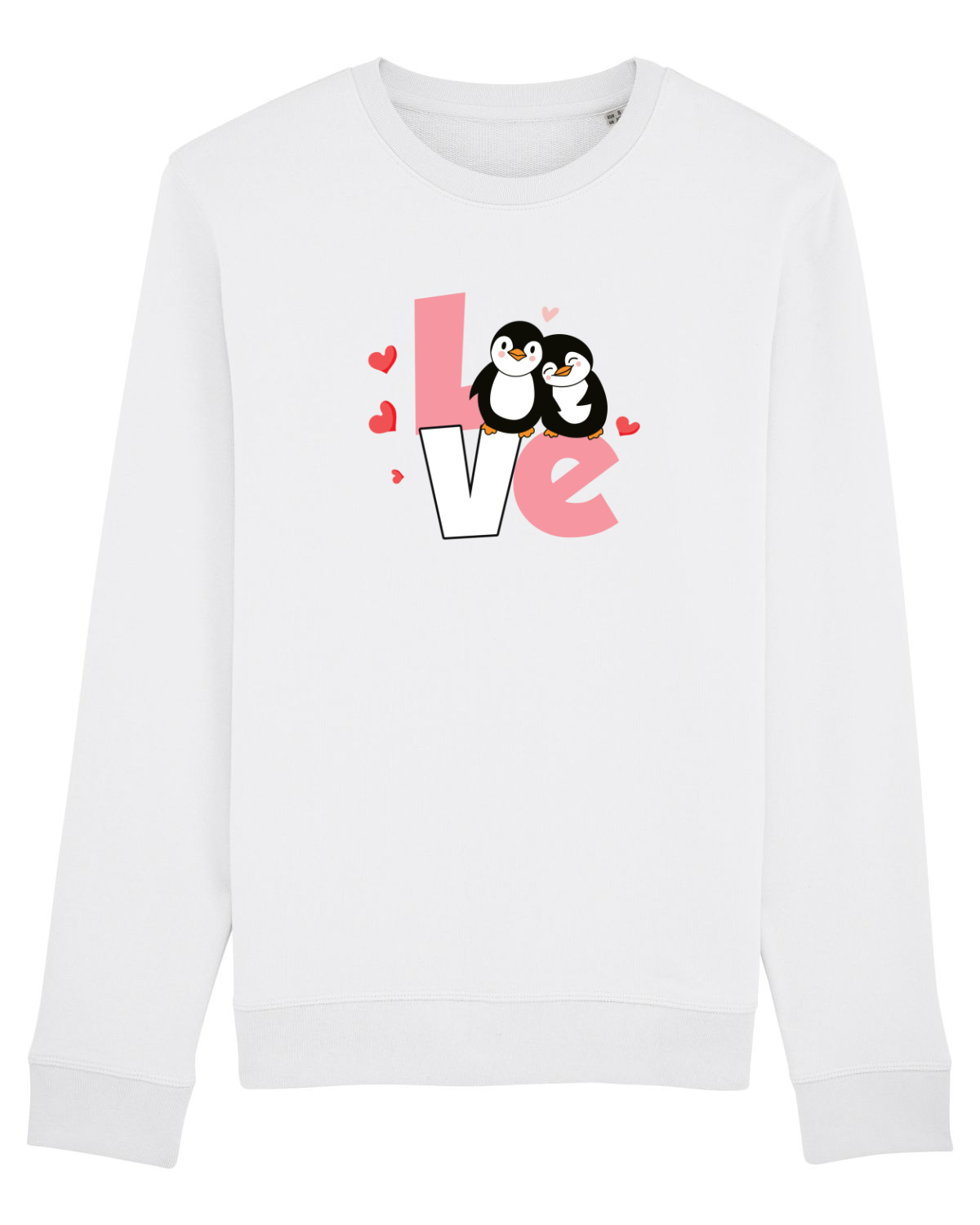 Bluză mânecă lungă Unisex Rise White