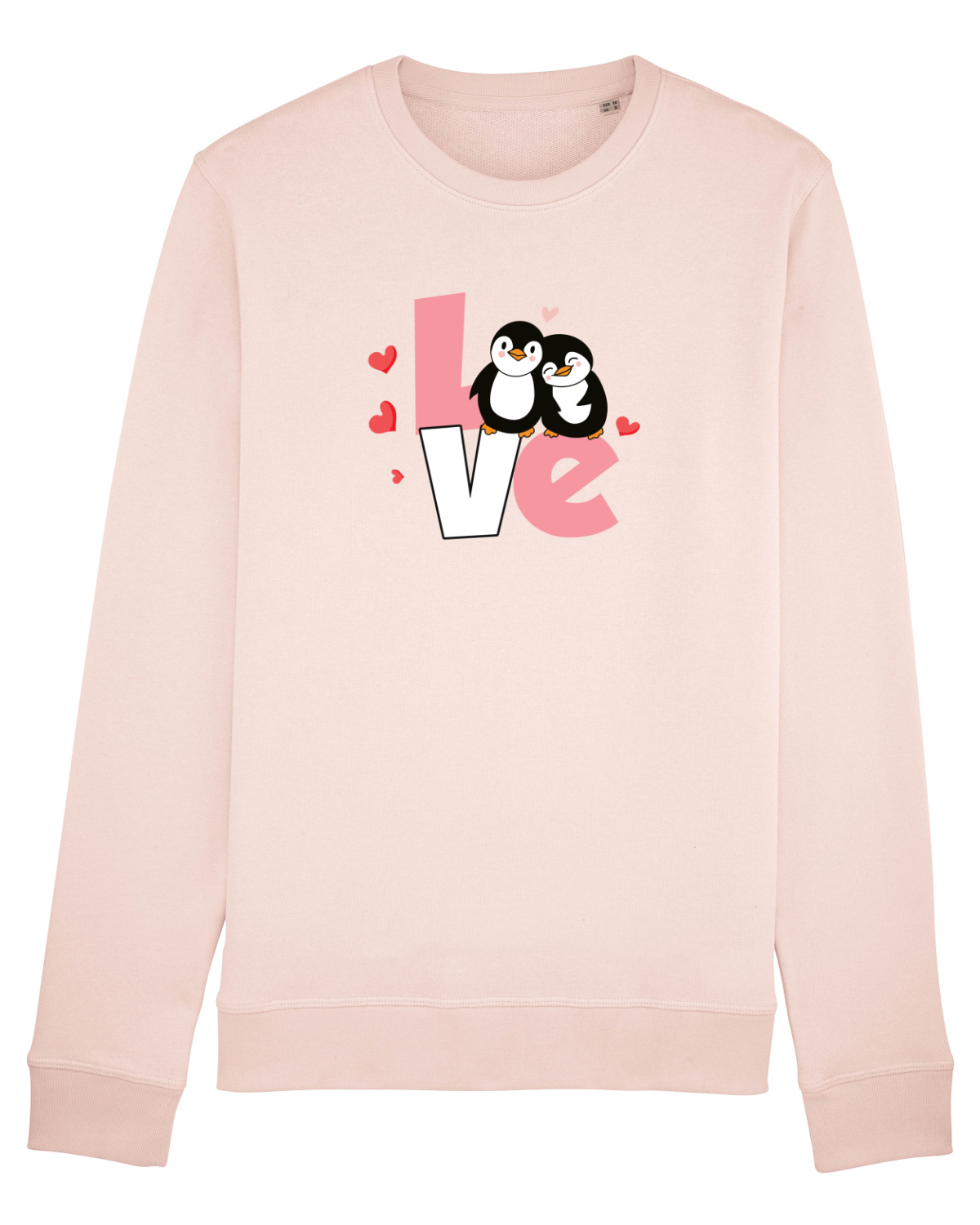 Bluză mânecă lungă Unisex Rise Candy Pink