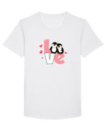 Love Tricou mânecă scurtă guler larg Bărbat Skater