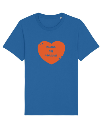 Accept my mistakes Royal Blue