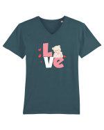 Love Tricou mânecă scurtă guler V Bărbat Presenter
