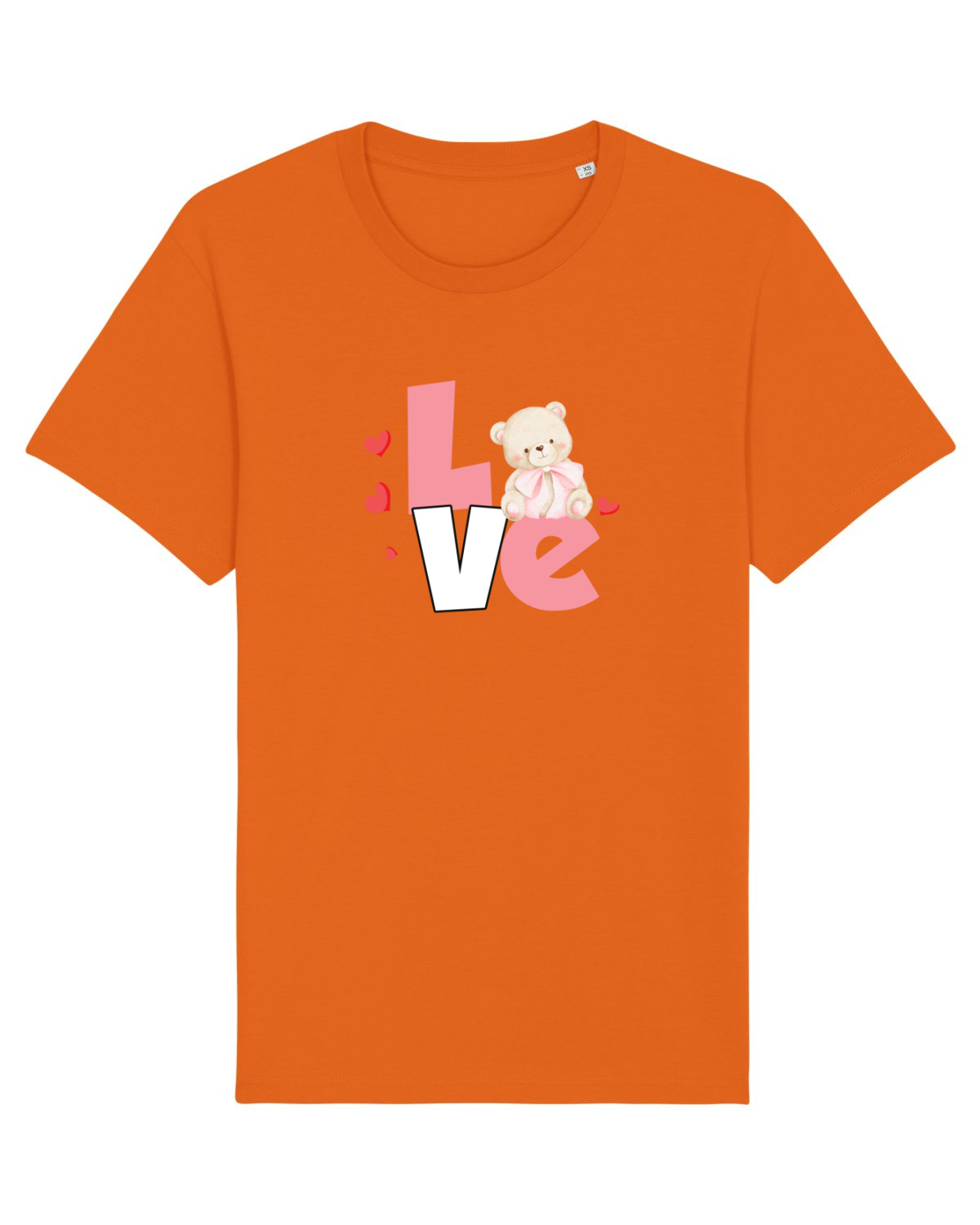Tricou mânecă scurtă Unisex Rocker Bright Orange
