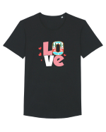 Love Tricou mânecă scurtă guler larg Bărbat Skater