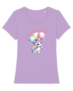 Happy birthday  Tricou mânecă scurtă guler larg fitted Damă Expresser