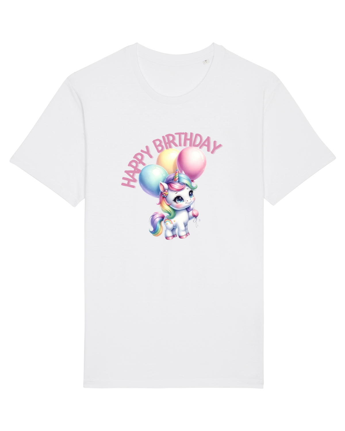 Tricou mânecă scurtă Unisex Rocker White