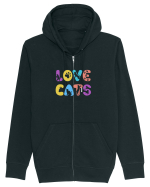 Love cats Hanorac cu fermoar Unisex Connector