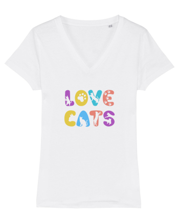 Love cats White