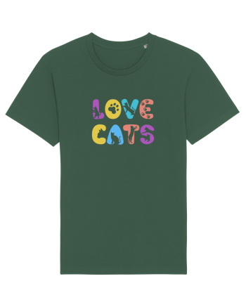 Love cats Bottle Green