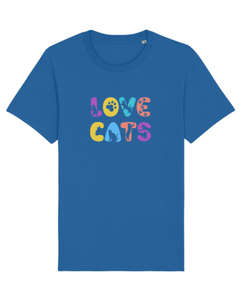 Love cats Royal Blue