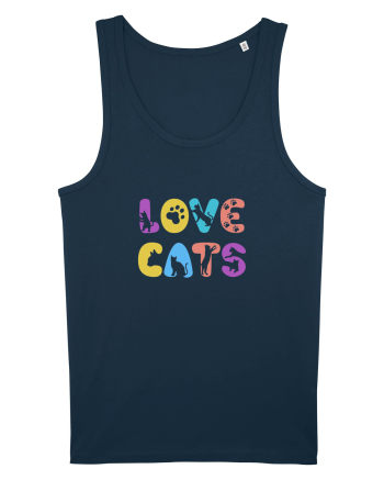 Love cats Navy