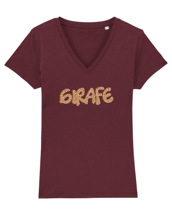 Girafe  Burgundy
