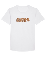 Girafe  Tricou mânecă scurtă guler larg Bărbat Skater