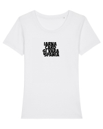 Iarna card si vara Spania Tricou mânecă scurtă guler larg fitted Damă Expresser