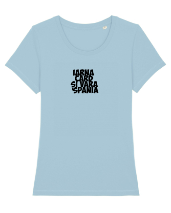 Iarna card si vara Spania Sky Blue