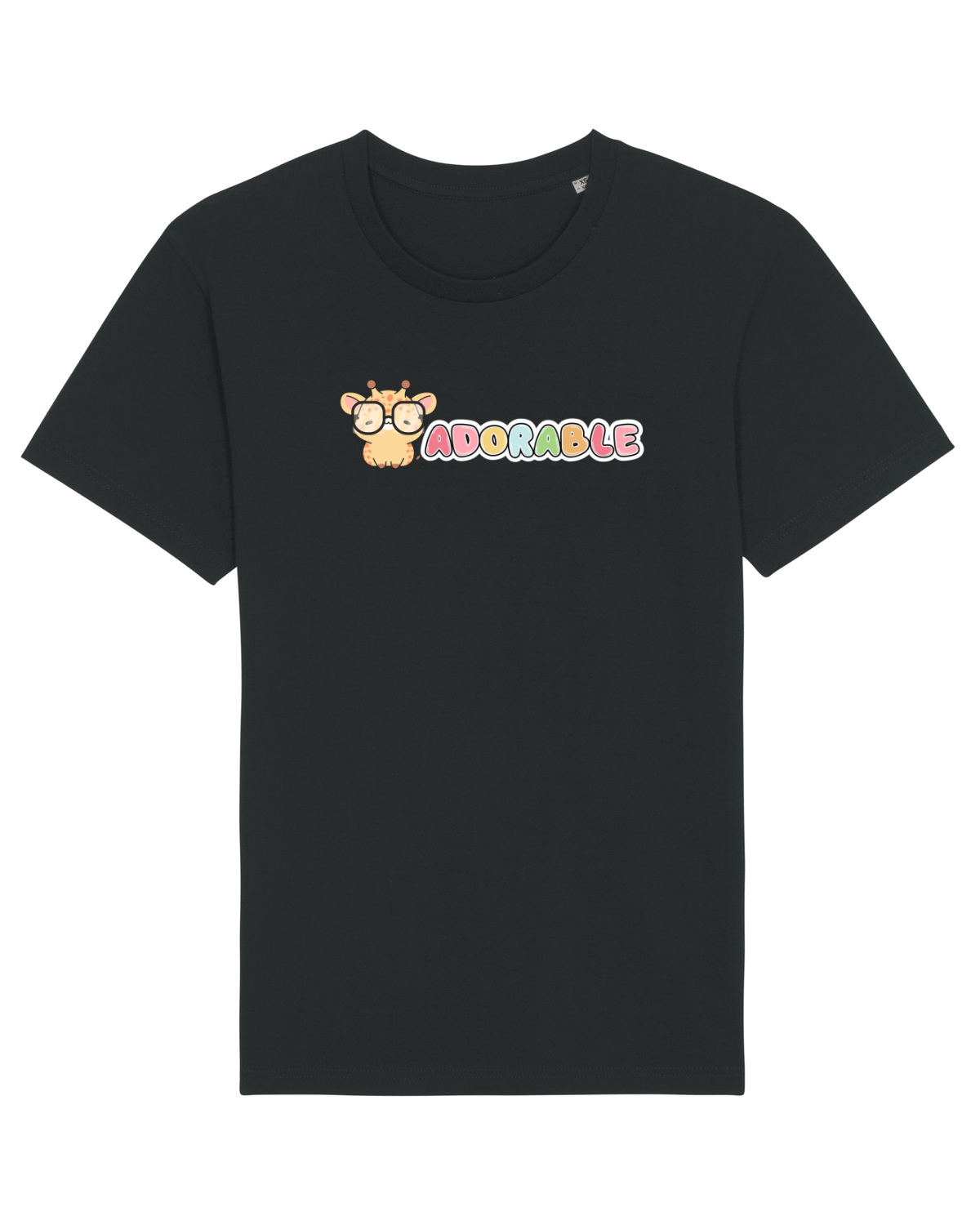 Tricou mânecă scurtă Unisex Rocker Black