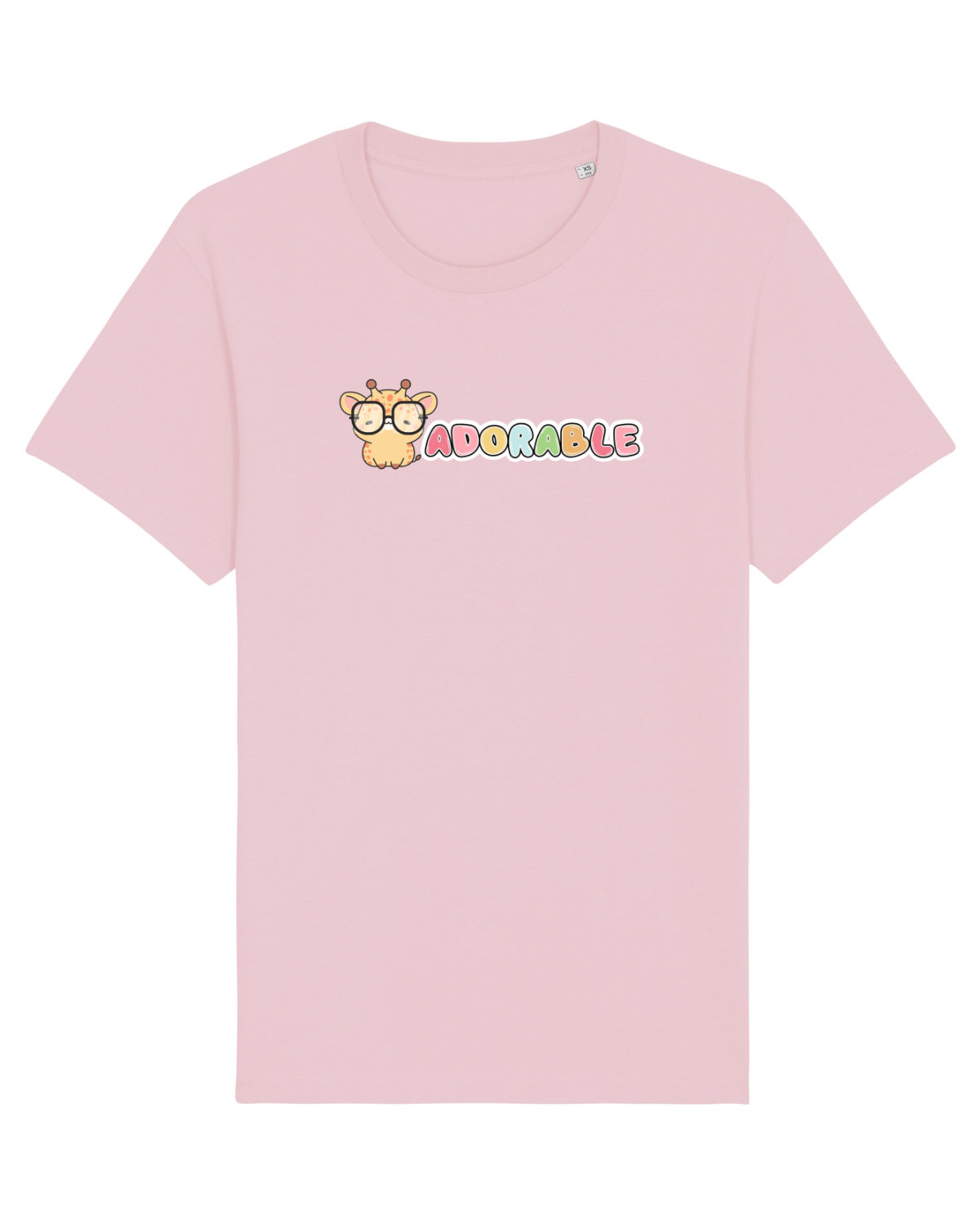 Tricou mânecă scurtă Unisex Rocker Cotton Pink