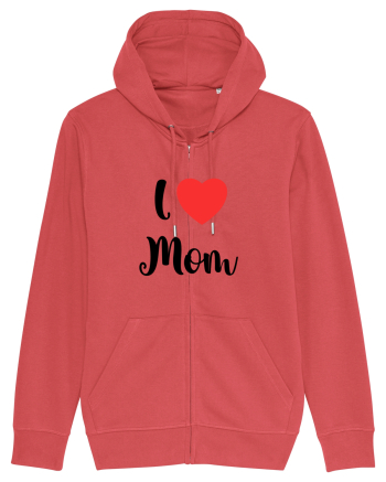 I love mom Carmine Red