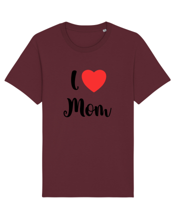I love mom Burgundy