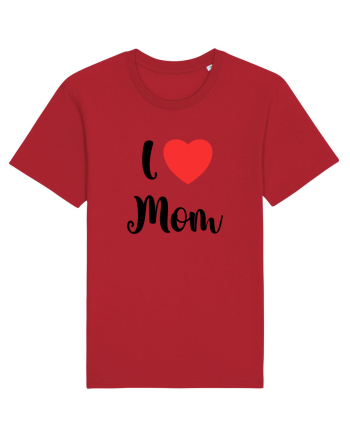 I love mom Red