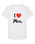 I love mom Tricou mânecă scurtă guler larg Bărbat Skater