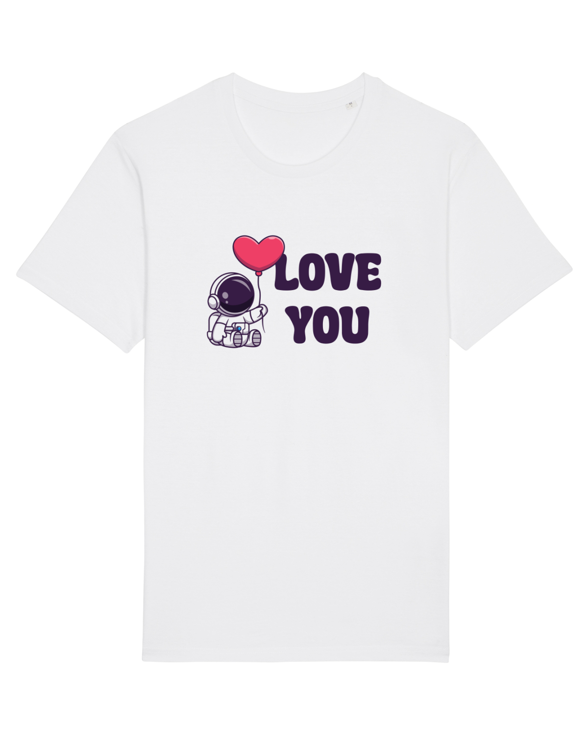 Tricou mânecă scurtă Unisex Rocker White