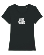Iarna card si vara Spania (alb) Tricou mânecă scurtă guler larg fitted Damă Expresser