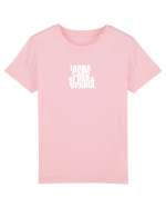 Iarna card si vara Spania (alb) Tricou mânecă scurtă  Copii Mini Creator