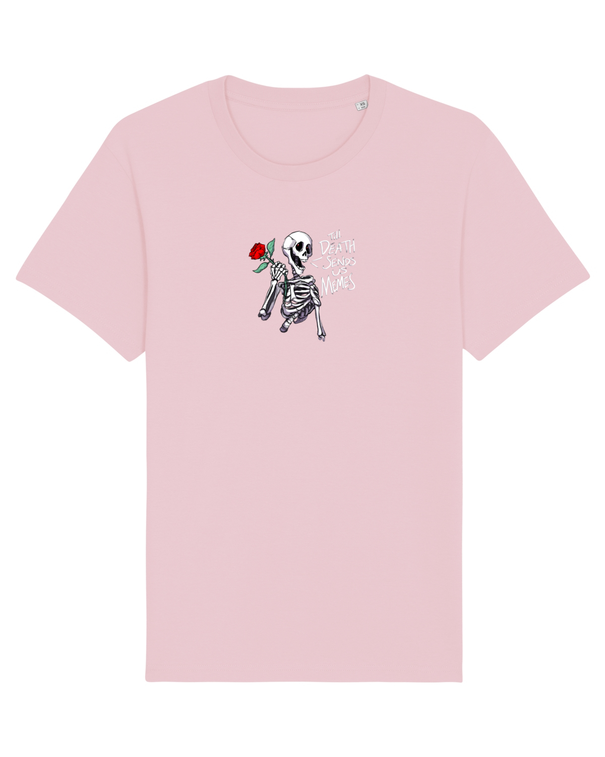Tricou mânecă scurtă Unisex Rocker Cotton Pink