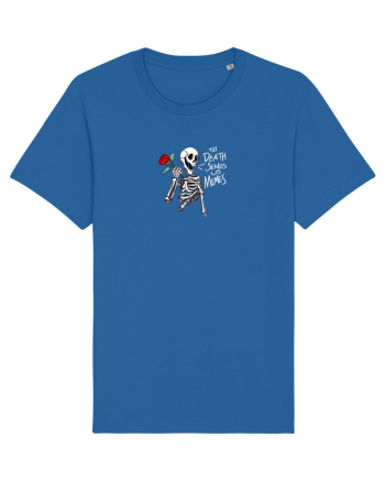 UNTIL DEATH SENDS US MEMES - schelet cu trandafir Royal Blue