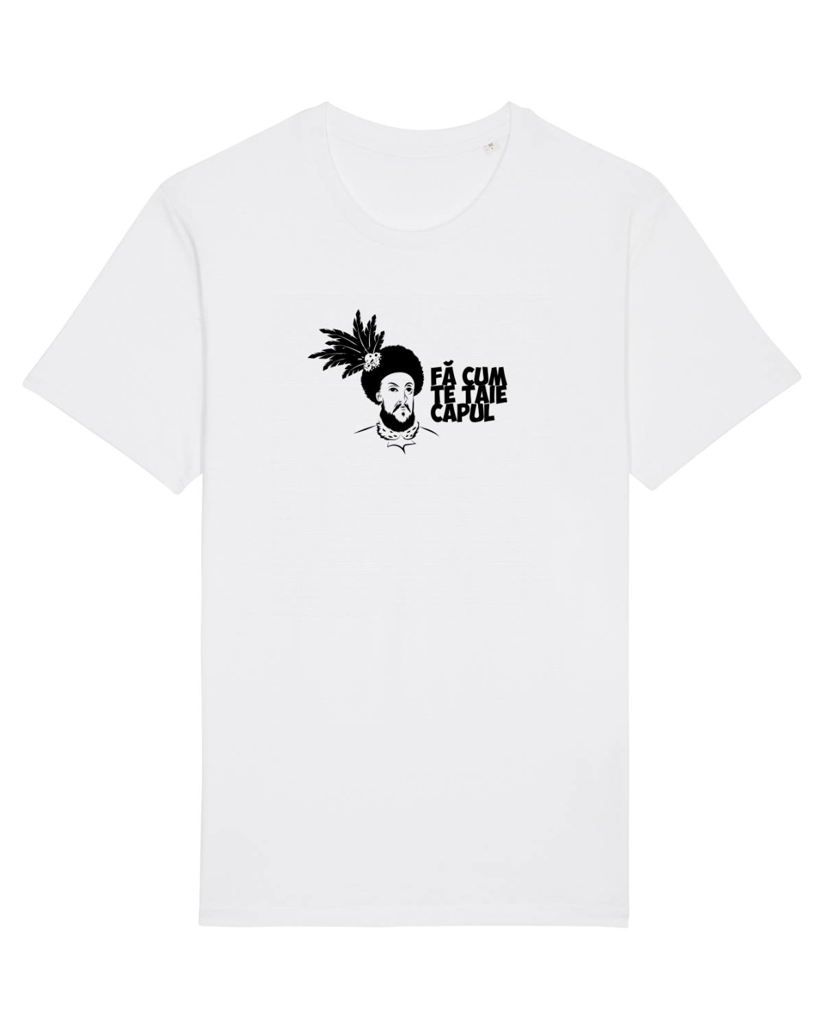 Tricou mânecă scurtă Unisex Rocker White