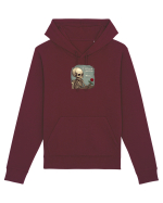 UNTIL DEATH SENDS US MEMES - schelet cu trandafir 2 Hanorac Unisex Drummer