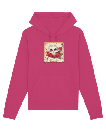 UNTIL DEATH SENDS US MEMES - schelet cu trandafiri 3 Raspberry