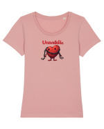 UNAVAILABLE - INIMA - LANTURI - INDISPONIBIL/A  EMOTIONAL Tricou mânecă scurtă guler larg fitted Damă Expresser