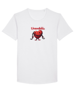 UNAVAILABLE - INIMA - LANTURI - INDISPONIBIL/A  EMOTIONAL Tricou mânecă scurtă guler larg Bărbat Skater