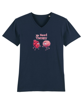 WE NEED THERAPY - AVEM NEVOIE DE TERAPIE - inima certata cu creierul 2 French Navy