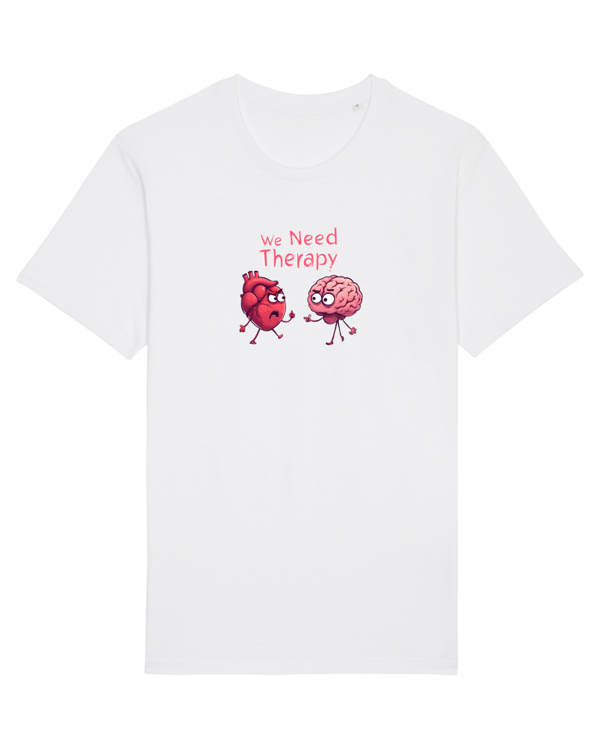 Tricou mânecă scurtă Unisex Rocker White