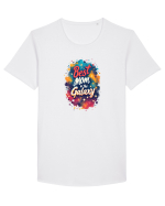 BEST MOM IN THE GALAXY - CEA MAI BUNA MAMA DIN GALAXIE Tricou mânecă scurtă guler larg Bărbat Skater