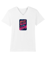 BEST MOM IN THE GALAXY - CEA MAI BUNA MAMA DIN GALAXIE 2 Tricou mânecă scurtă guler V Bărbat Presenter