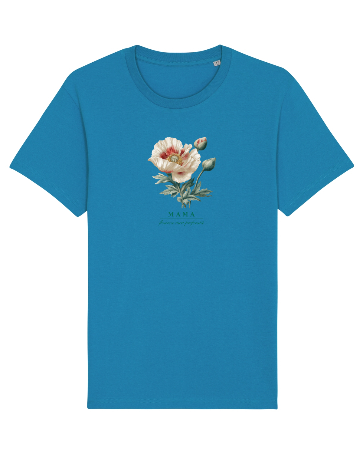 Tricou mânecă scurtă Unisex Rocker Azur