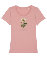 MAMA - FLOAREA MEA PREFERATA 2 Tricou mânecă scurtă guler larg fitted Damă Expresser